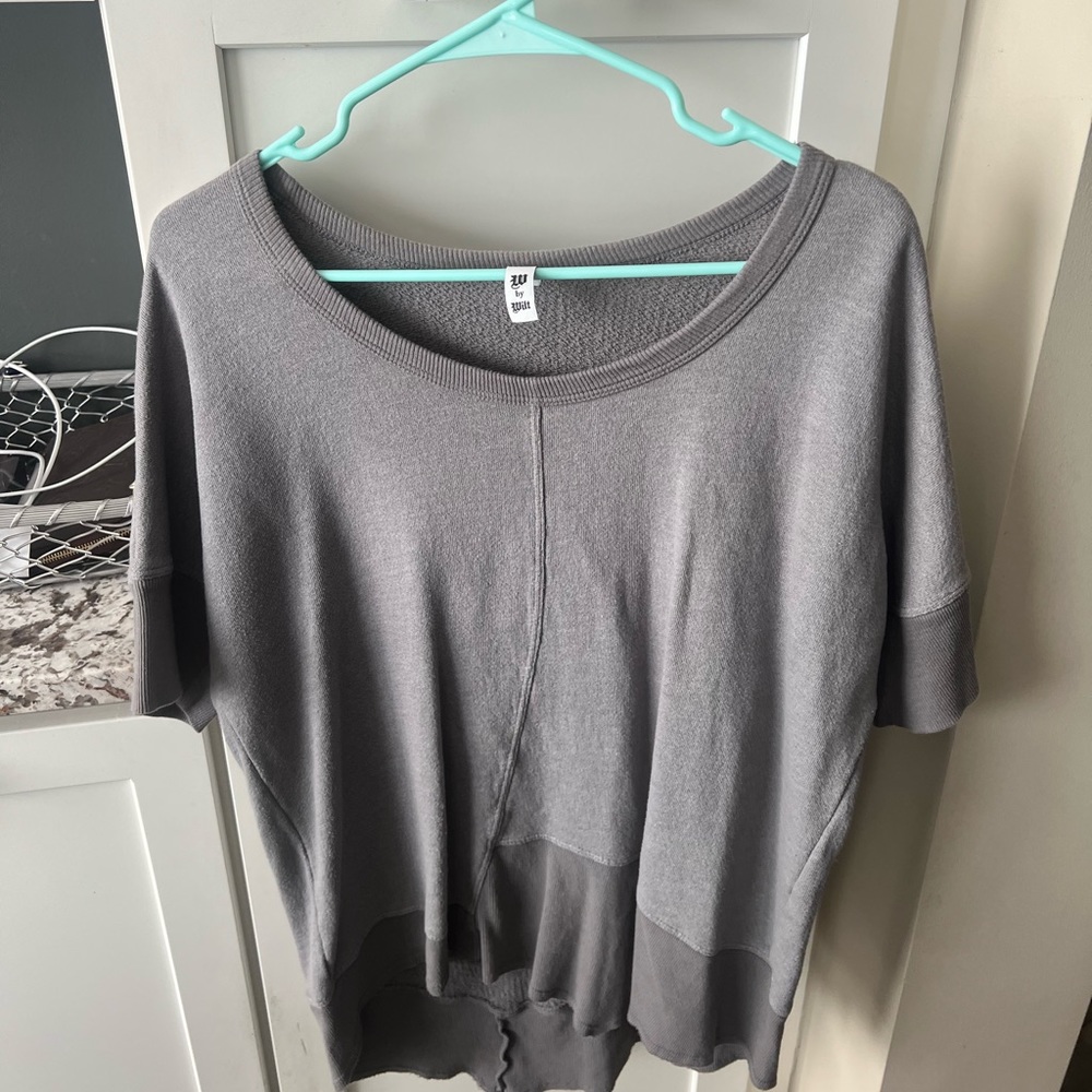 WILT GREY HIGH LOW T SHIRT